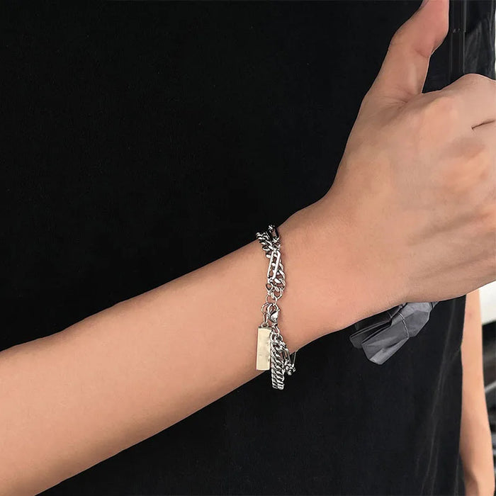 Fashion Halves Heart Magnetic Couple Bracelets for Women Pendant Man Bracelets Couple Friendship Bracelets for Girls Jewelry