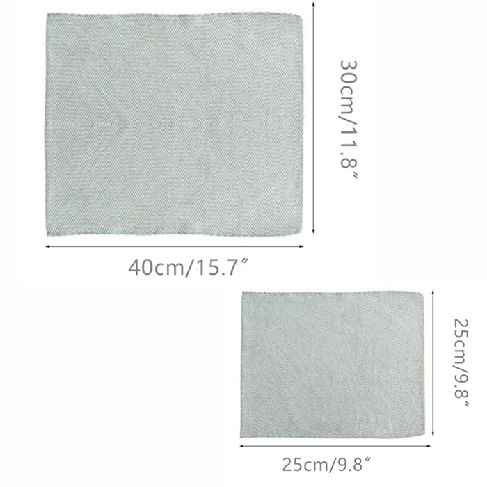 5PCS Microfiber Washing Dish Cloth Cleaning Towel Super Absorbable Window Glass Cleaning Cloth Kitchen Anti-grease Wiping Rags