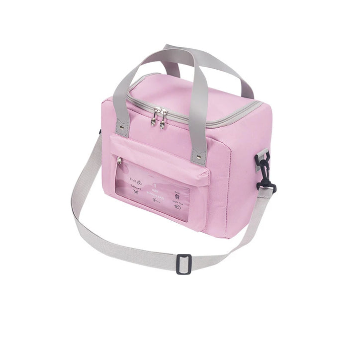 Portable Large-Capacity Insulated Oxford Cloth Lunch Bag