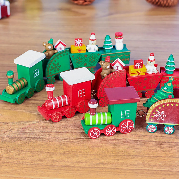 Wooden/Plastic Train Christmas Ornament Merry Christmas Decoration