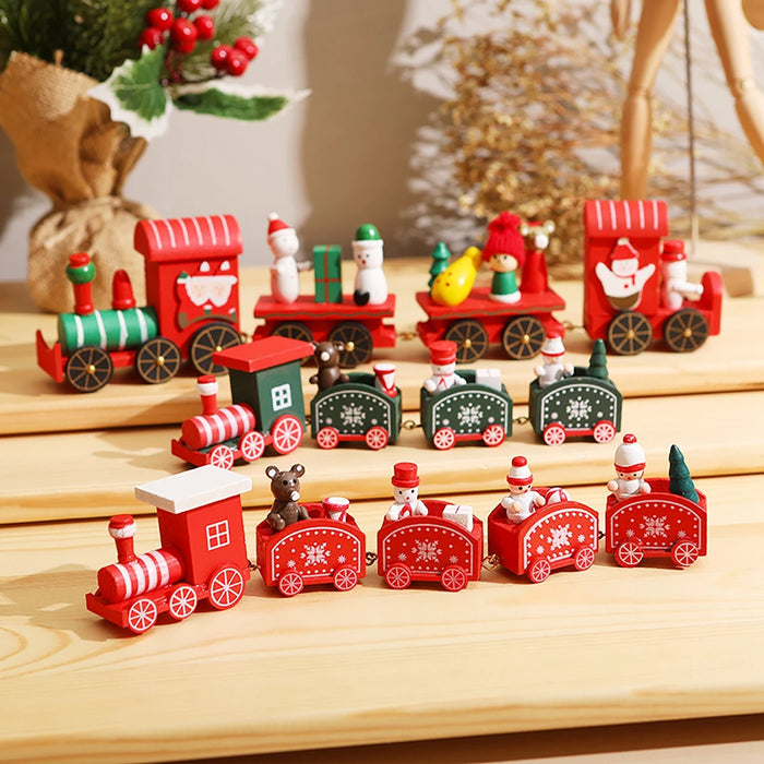 Wooden/Plastic Train Christmas Ornament Merry Christmas Decoration