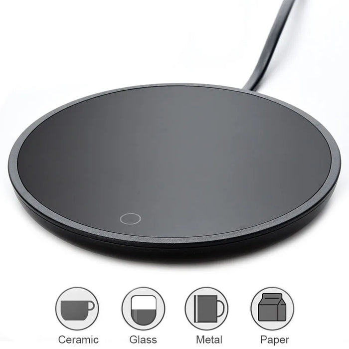 New Coffee Mug Cup Warmer for Home Office Milk Tea Water Heating Pad 2 Constant-temperatures Optional Auto-off Best Gift Idea