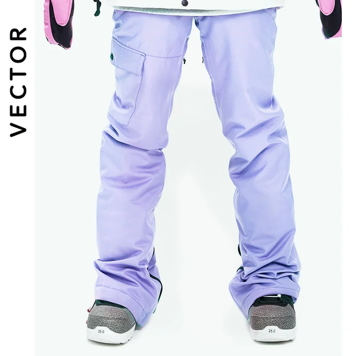 VECTOR Winter Ski Pants Women Waterproof Warm Snow Trousers