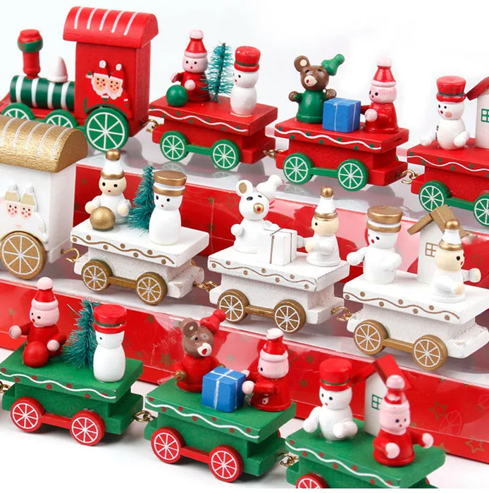 Wooden/Plastic Train Christmas Ornament Merry Christmas Decoration
