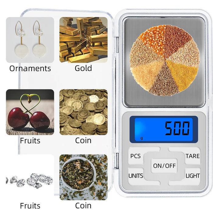 Protable Multiple specifications of digital kitchen scales precision scales food and jewelry scales postal scales