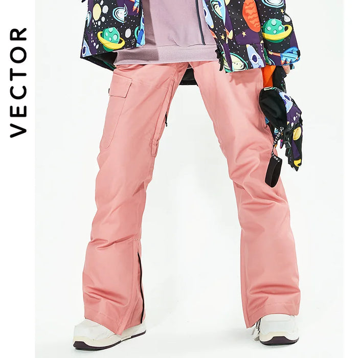 VECTOR Winter Ski Pants Women Waterproof Warm Snow Trousers