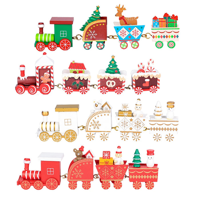 Wooden/Plastic Train Christmas Ornament Merry Christmas Decoration