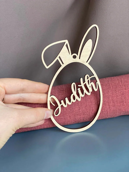Personalized Easter Gift|Easter decoration personalized from wood| Easter pendant with name | Easter pendant |Easter basket