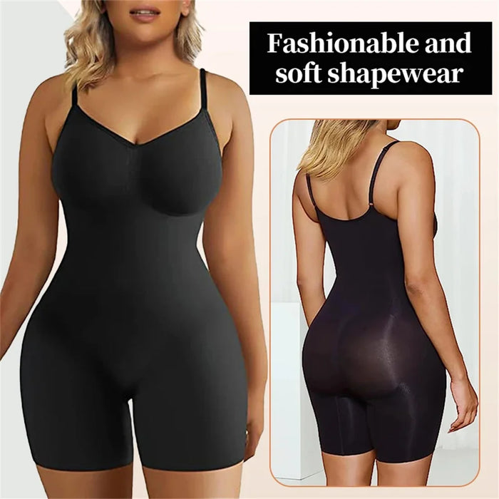 Bodysuit For Women Tummy Control Shapewear Seamless High Waist Flat Belly Belt Stretch Shapewear Body Shaper 