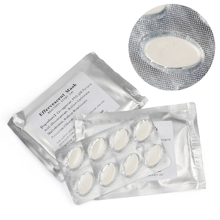 32PCS DIY Facial Automatic Mask For Mask Maker Machine Effervescent Mask Collagen Tablets Anti Aging Wrinkle Hydrating Whitening