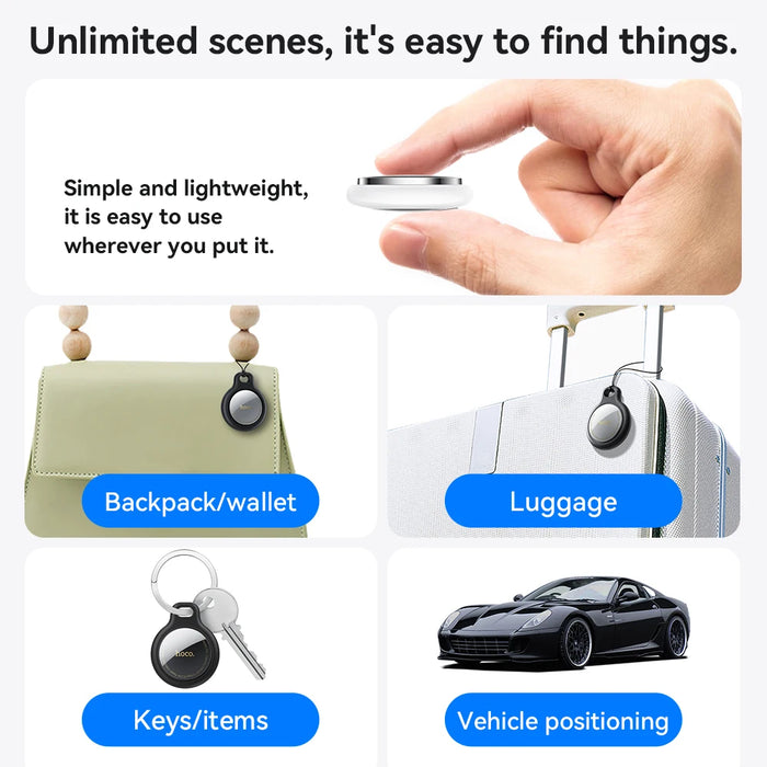 E91 Airtag Bluetooth GPS Smart Trackers Finder intelligent positioning Pet Dog Car key Wallet anti-lost device Find my