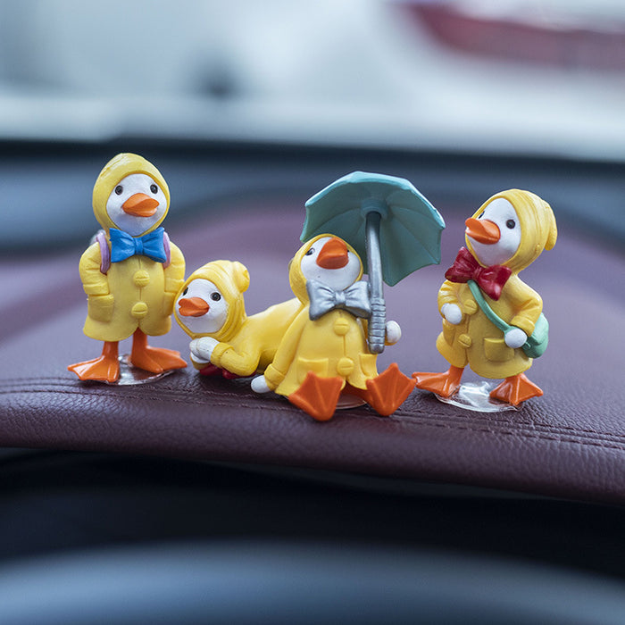 Yellow Swinging Little Duck Interior Car Decoration