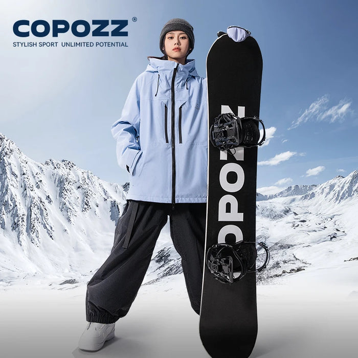 COPOZZ Winter 3L Male Ski Pants Outdoor Sports Permeable Waterproof