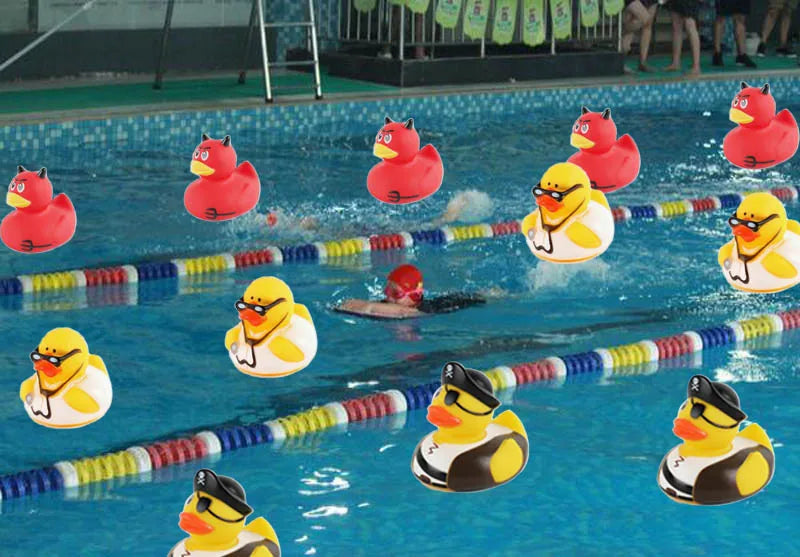Little Yellow Duck Bath Toy for Children and Baby Swimming