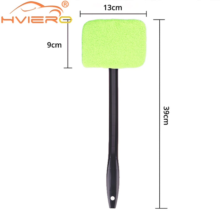 Car Window Cleaner Brush Windshield Dust Removal Wash Wiper Microfiber Auto Cleaning Tool Long Handle Accessories Mist Removal