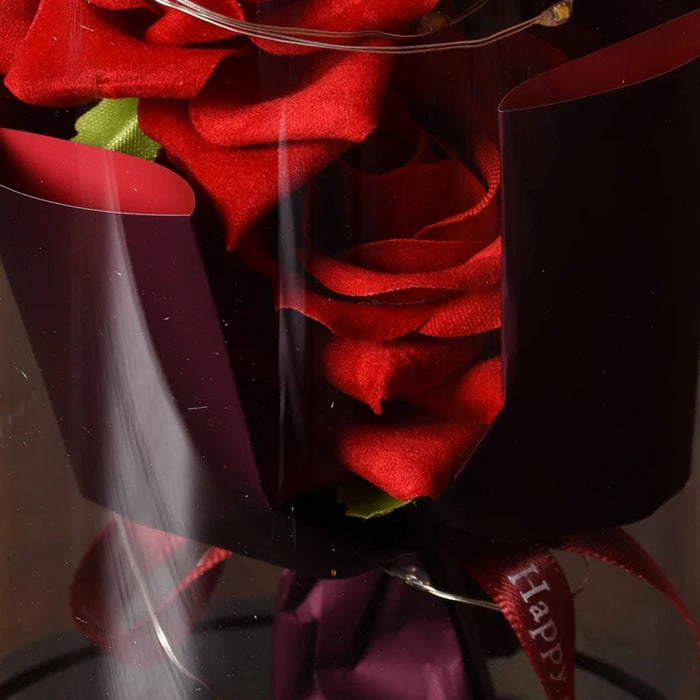1pc Rose LED Eternal Flower Rose Artificial Flower Christmas Wedding Valentine's Day Birthday Gift Home Decor