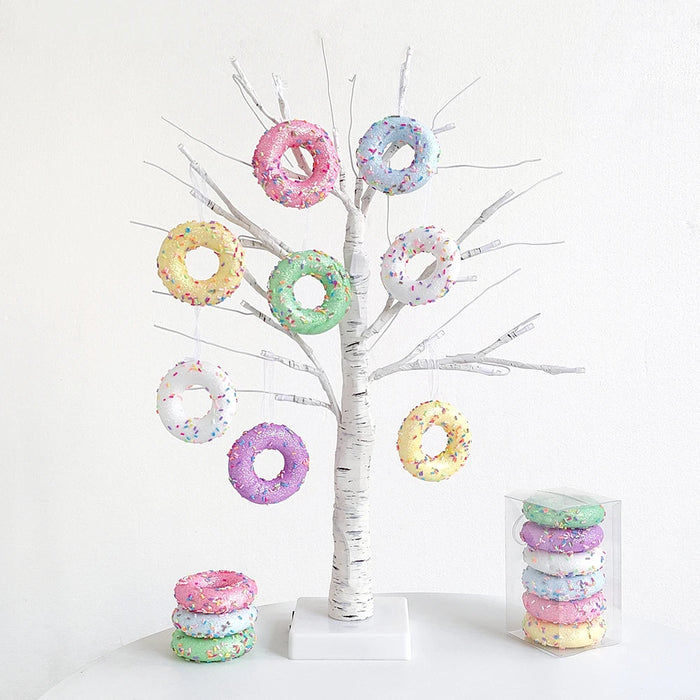 Mix Cute Candy Donuts Cupcake Ice Cream Cone Christmas Ornaments