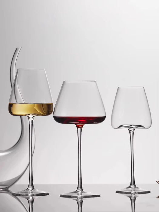 720ml Large European Wine Glasses Burgundy Clear Red Wine Glasses High Value Crystal Glass Grape Champagne Glasses High Capacity