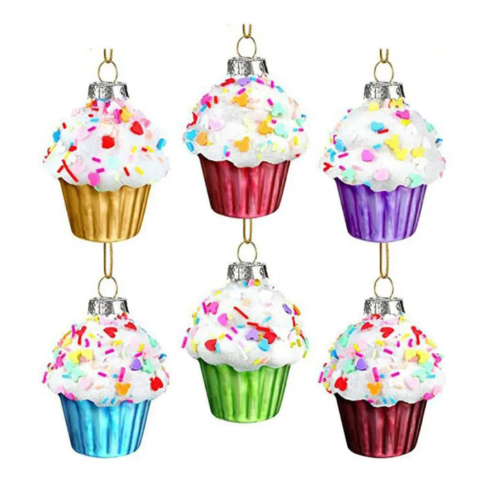 Christmas Tree Decorations Avocado Fruit Pineapple Cupcake Donut Ice Cream