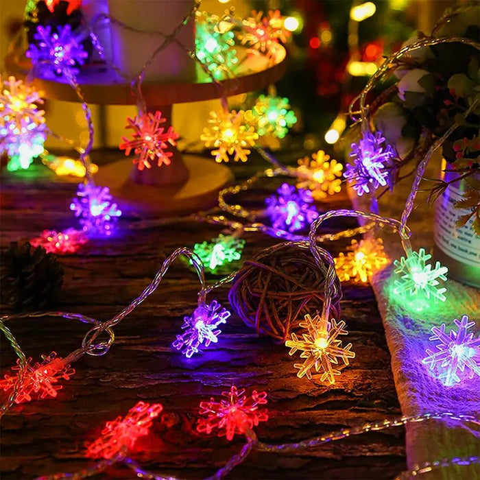 Christmas Santa Claus String Light Garland Xmas Tree Pendant