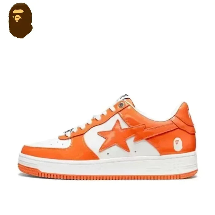 A BATHING APE Men and Women Vibe BapeGoose Sports Sneakers Unisex Air None-Slip Breathable Bapesta Low Outdoor Walking Shoes