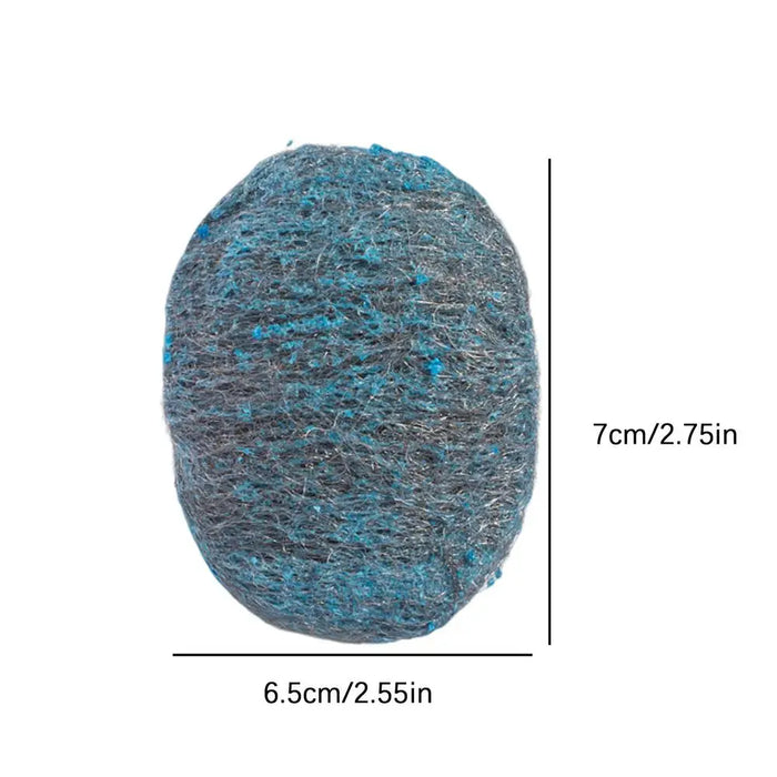 10 Pcs Wool soap mat Reusable Steel Scrubber Wool Scouring Pad