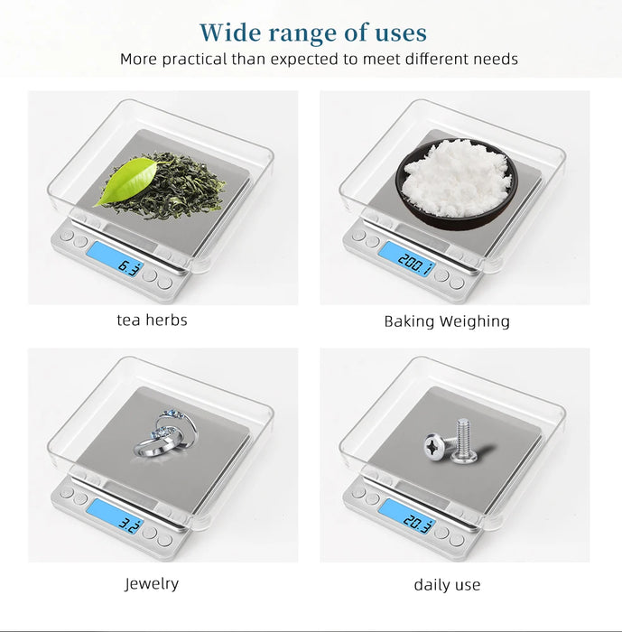 Protable Multiple specifications of digital kitchen scales precision scales food and jewelry scales postal scales