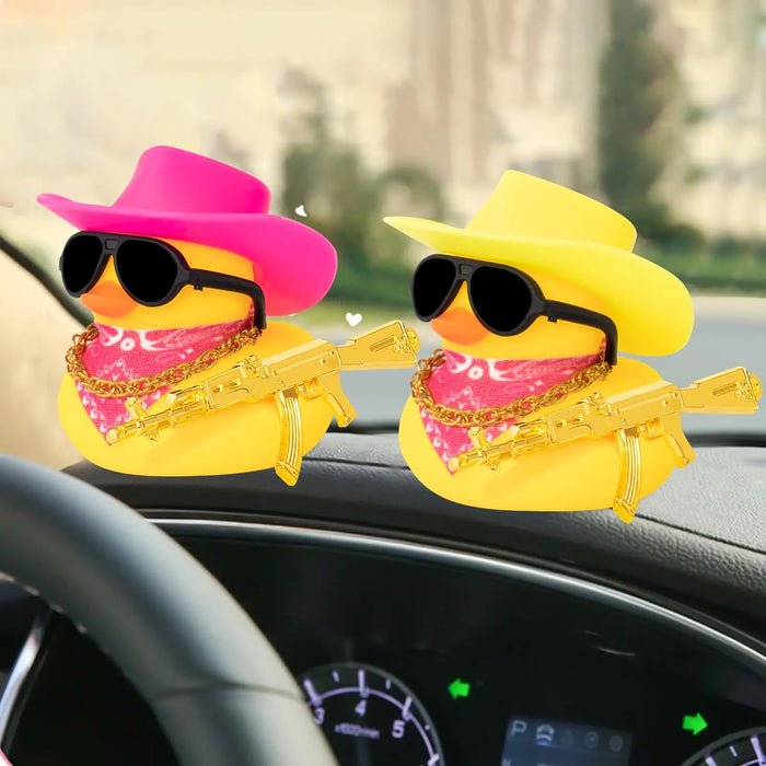 Rubber Duck Car Ornaments for Dashboard Decorations