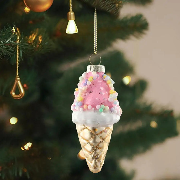 Christmas Tree Decorations Avocado Fruit Pineapple Cupcake Donut Ice Cream