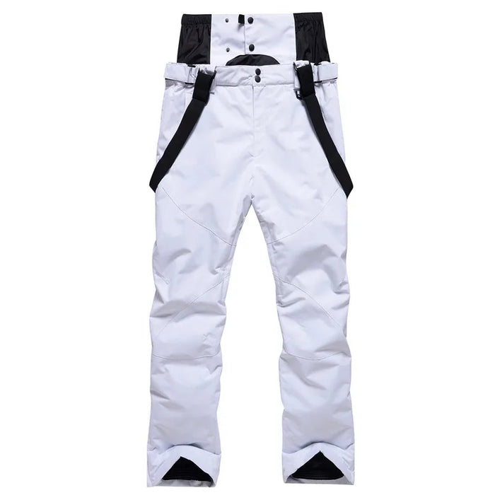Unisex Suspenders Ski Pants Waterproof Warm and Breathable