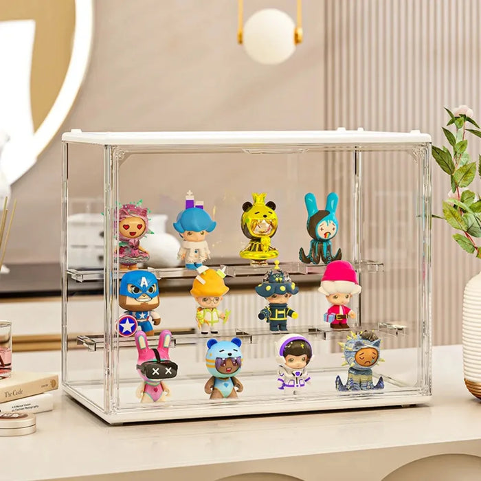 Acrylic Showcase for Collectible Figures and Blind Box Toys, Clear Display Stand