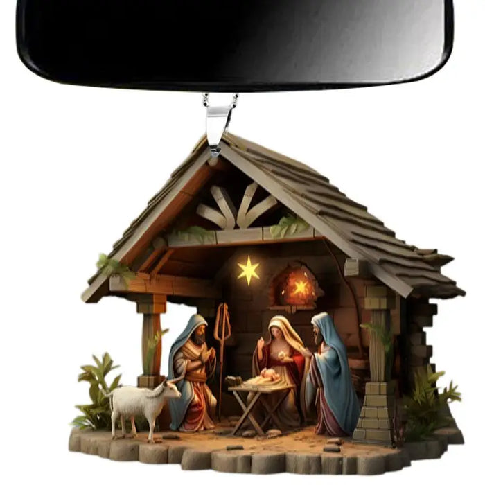 Christmas Nativity Scene Ornaments The Birth Of Jesus Decor Nativity Scene