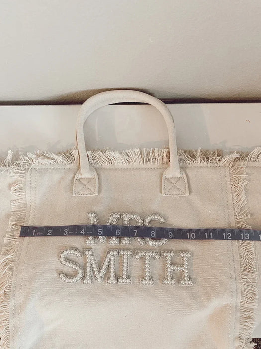 Summer Tote Bag for Bride | Bridesmaid Tote | Gift for Bride |Honeymoon Bag