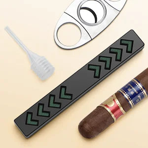 Cigar Humidor Cigar Ashtray Set Wooden Jar With Hygrometer Humidifier Cigar Gifts for Men