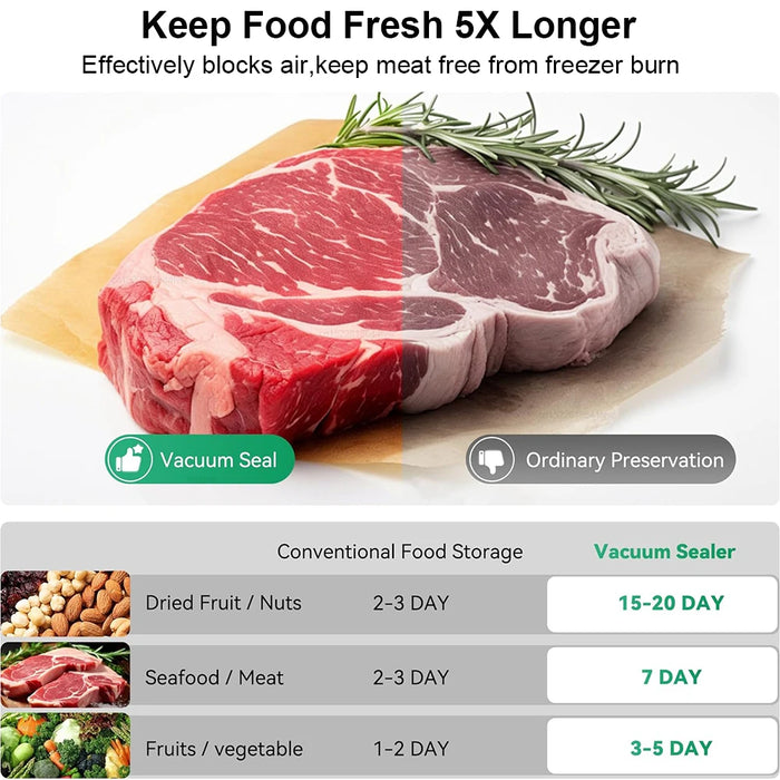 Mini Vacuum Sealer Portable Wireless Food Vacuum Sealer USB Rechargeable Package Plastic Bags Automatic Vacuum Sealing Machine