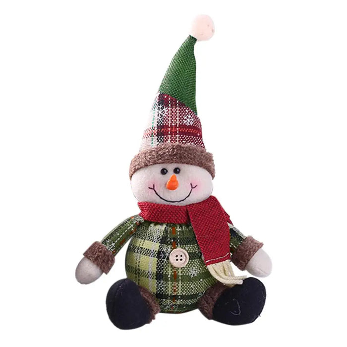 Christmas Santa Snowman Deer Doll Decoration