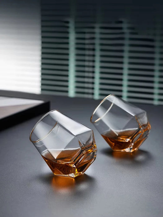 Smoke Gray Whiskey Fruit Wine Glass Home Minimalist Living Room Drinking Creative Beer Mug Bubble Tea Cup Set
