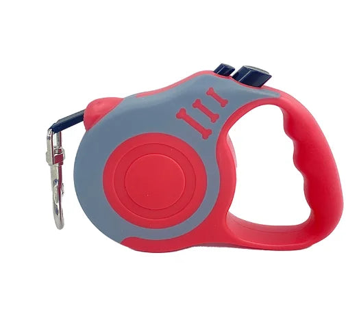 Pet Traction Device, Pet Dog Automatic Retractable Traction Rope, Bone Printed Dog Walking Rope, Dog Chain, Dog Rope