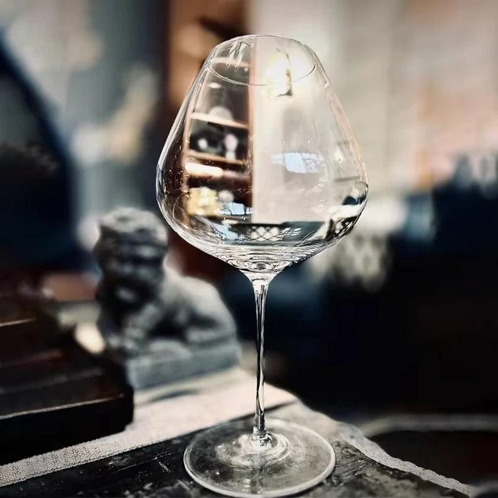 France Sydonios Style Upscale Burgundy Cup Crystal Handmade Extremely Thin Wine Glass Aroma Enlarge Goblet