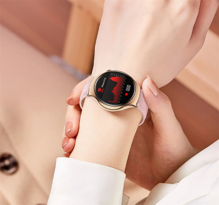 2025New GPS NFC Bluetooth Call Smartwatch Women Watch 4 mini Sports Track Heart Rate Oximetry Monitoring Health Smartwatch Woman