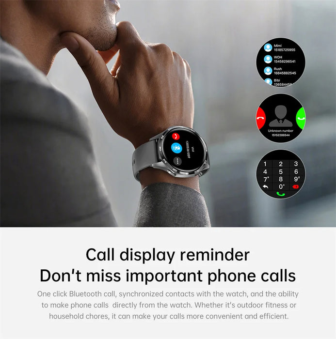 For HUAWEI GT5 Pro GPS NFC Smart Watch Men 360*360 AMOLED Screen Heart rate Bluetooth Call IP67 Waterproof Man Smartwatch 2025