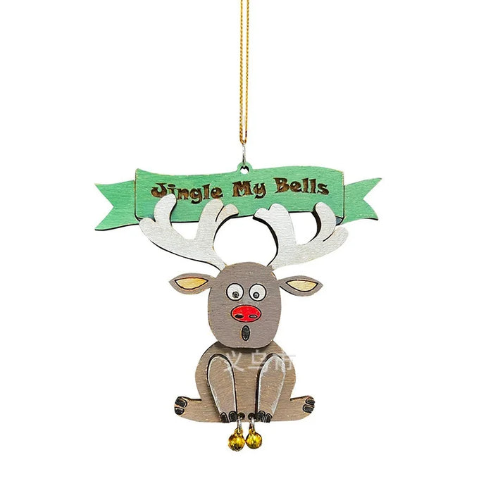 Jingle My Bells Funny Christmas Tree Hanging Ornament Santa Butt Bell