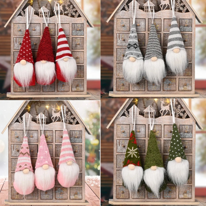 Christmas Santa Snowman Deer Doll Decoration