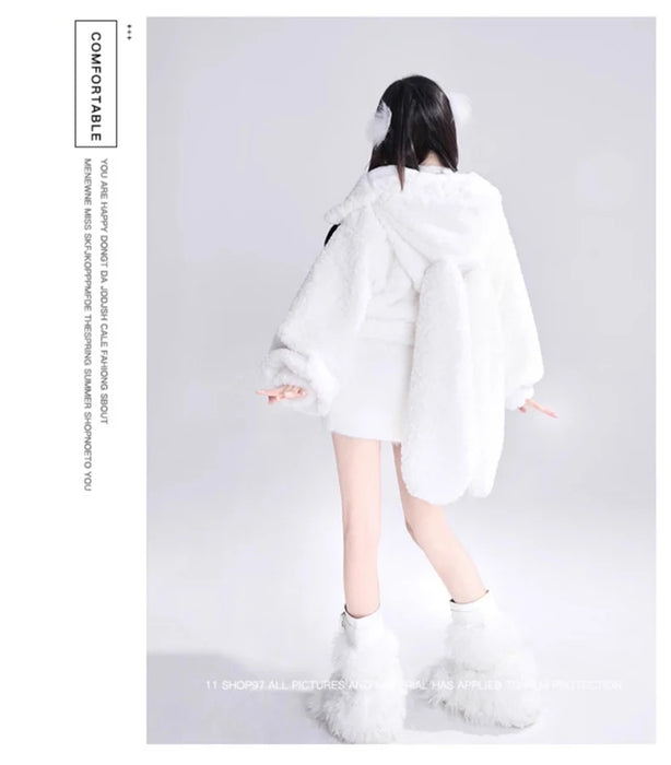 Autumn Winter Faux Fur Coat