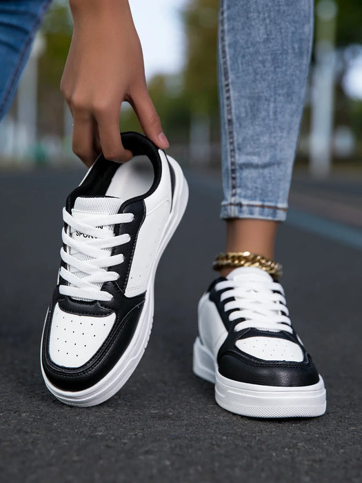 HKDQ Trendy Skate Shoes Unisex Platform Casual Sneakers Women Low-cut Comfortable Lightweight Outdoor Skateboard Shoes For Men