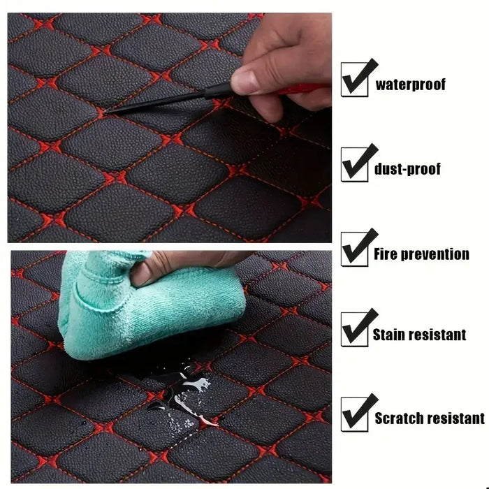 5 pcs Universal Waterproof Leather Car Floor Mats