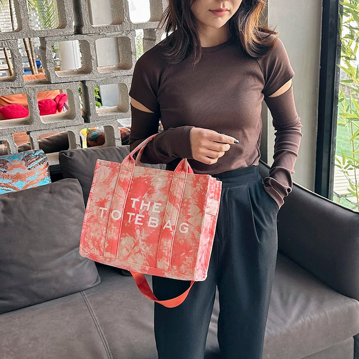 Large Canvas Tote Bag Shoulder Crossbody Bags for Women Handbag