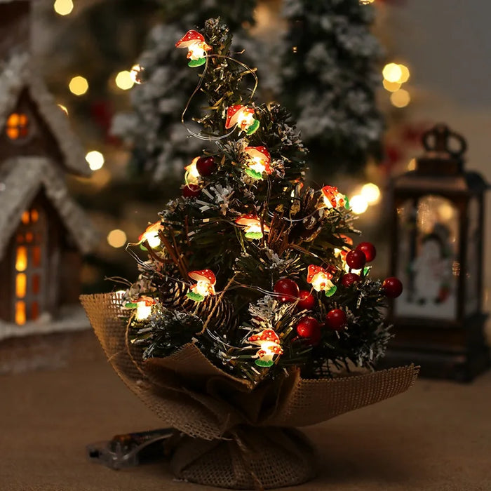 Christmas Santa Claus String Light Garland Xmas Tree Pendant