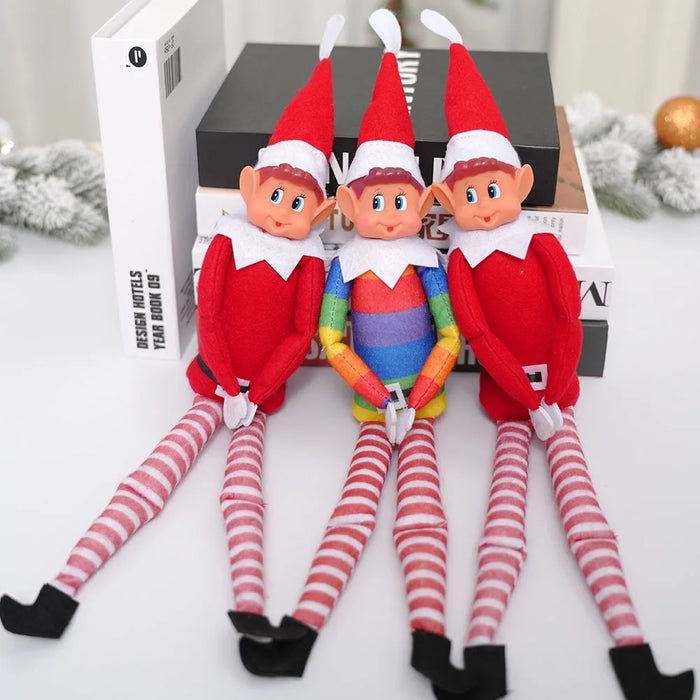 Christmas Elf Doll New Bookshelf Fairy Doll Accessories