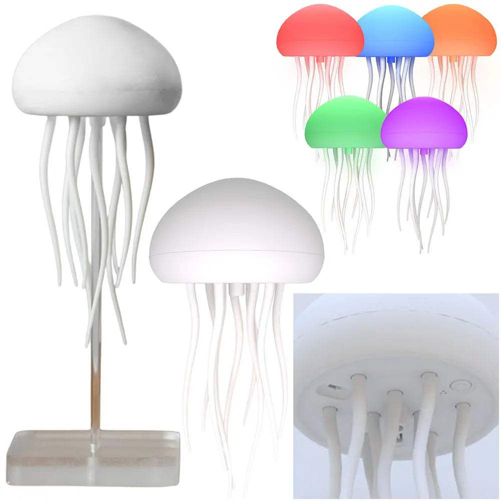 Voice Control Rgb Gradient Jellyfish Night Light
